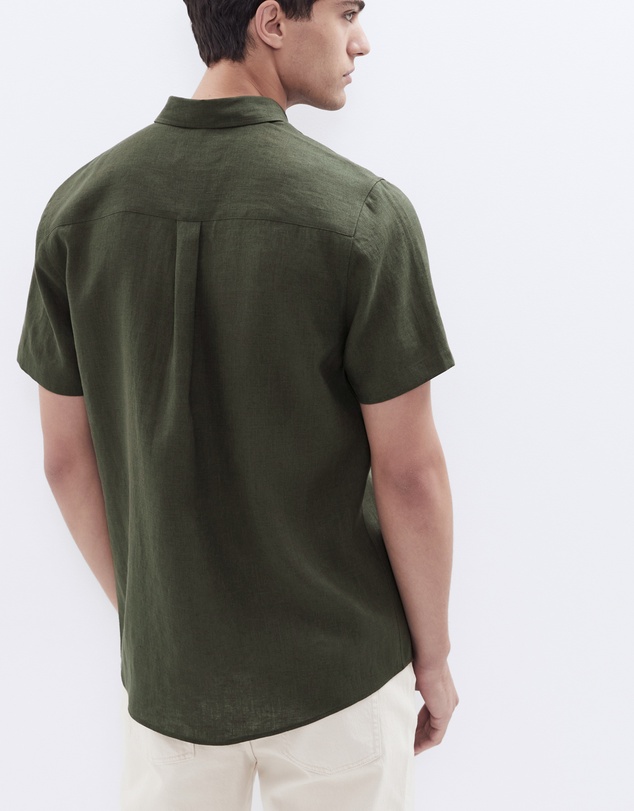UNISON - Linen S/S Regular Fit Shirt