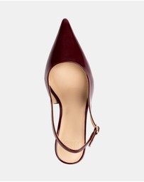 Wittner - Leia Crinkle Patent Leather Slingbacks