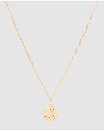 Luna Rae - Solid Gold - Stars of Pisces Diamond Necklace