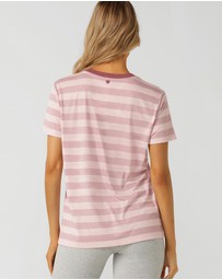 Lorna Jane - Luxe Athletic Stripe T-Shirt