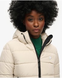 Superdry - Slim Fit Hooded Spirit Sports Puffer