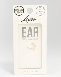 Lovisa - Gold Plated Surgical Steel Cubic Zirconia Clicker Earring 8MM
