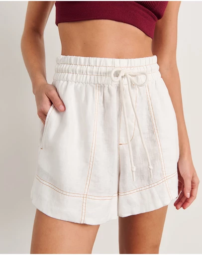 Jag - Gigi Linen Pull On Short