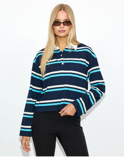 Navy Blue Stripe