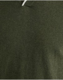 Oxford - Reiss Tipping Collar Long Sleeve Knit Polo