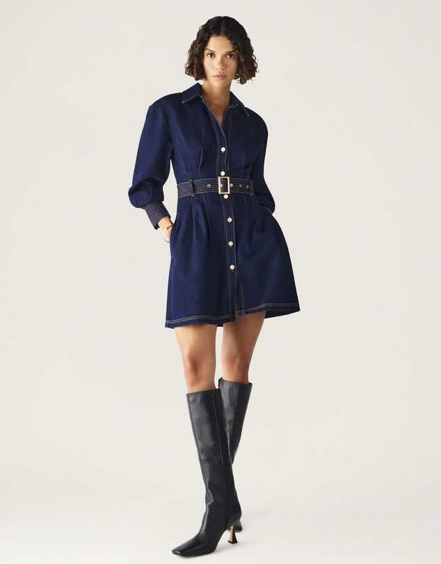 MOS The Label - Sia Denim Mini Dress