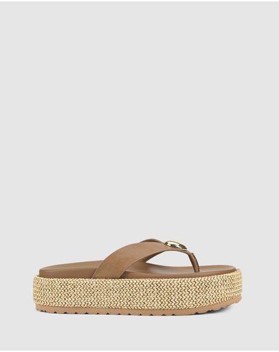 Natural Weave/Tan Leather