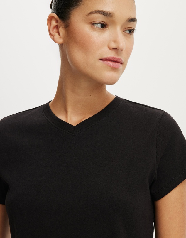 Cotton On - 90S Baby V Neck Tee