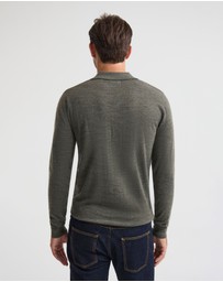 Oxford - Blair Polo Collar Merino Knit
