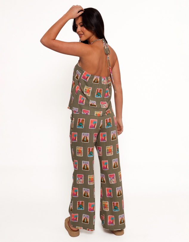 Petal & Pup - Hana Pants - Olive Print