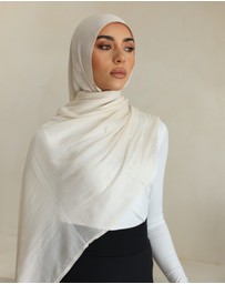Mod Squad - Double Stitch Hijab- Snow