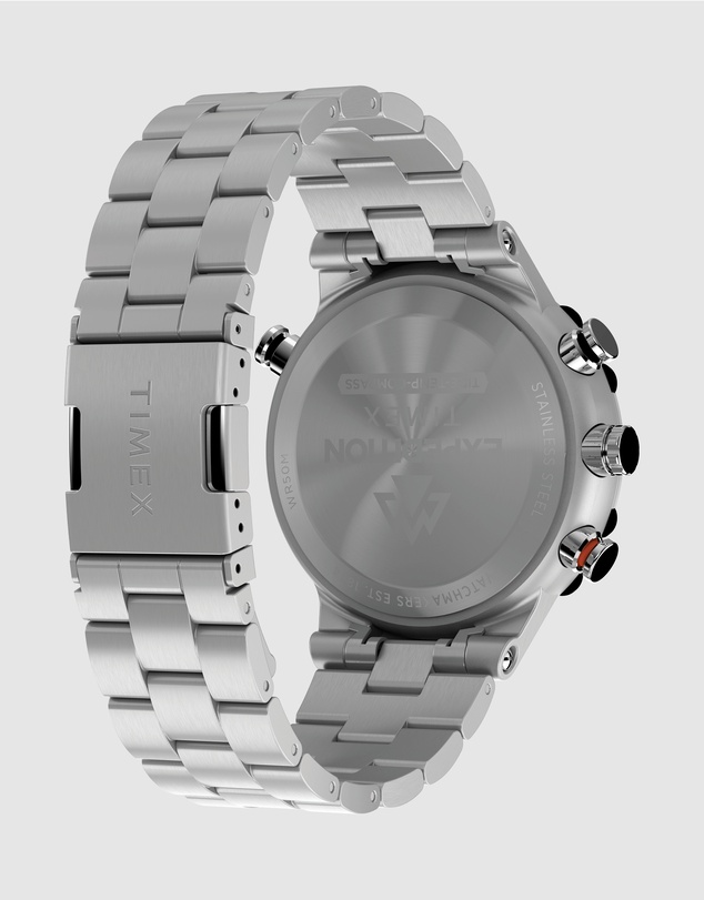TIMEX - Expedition Tide-Temp-Compass 45mm Stainless Steel Bracelet Watch
