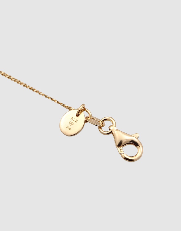 Elli Jewelry - Necklace Y with Pearls Cultured Freshwater Pearls 925 Sterling Silver Gold-plated