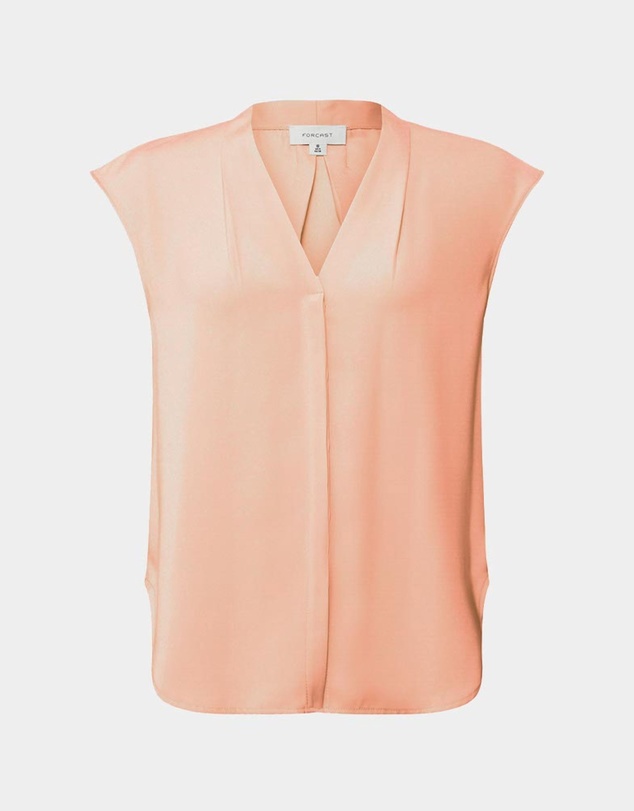 Forcast - Adelaide V-Neck Cap Sleeve Top