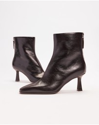 AERE - Karina Leather Ankle Boots