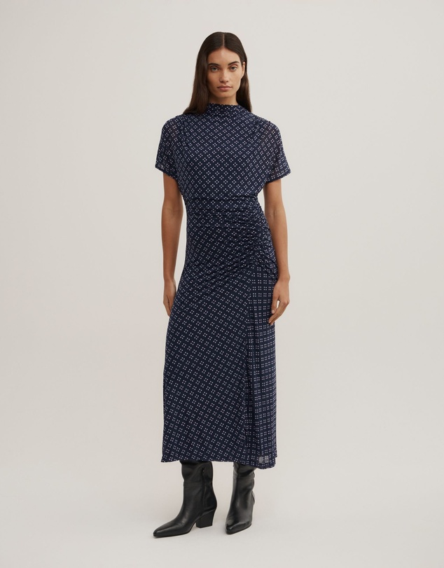 Witchery - Mock Neck Mesh Dress