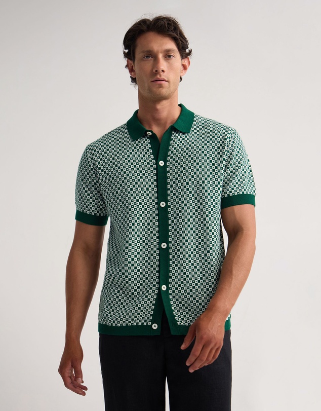 Oxford - Jacob Jacquard Polo