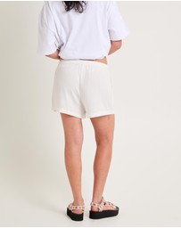 Subtitled - Mila Linen Blend Shorts