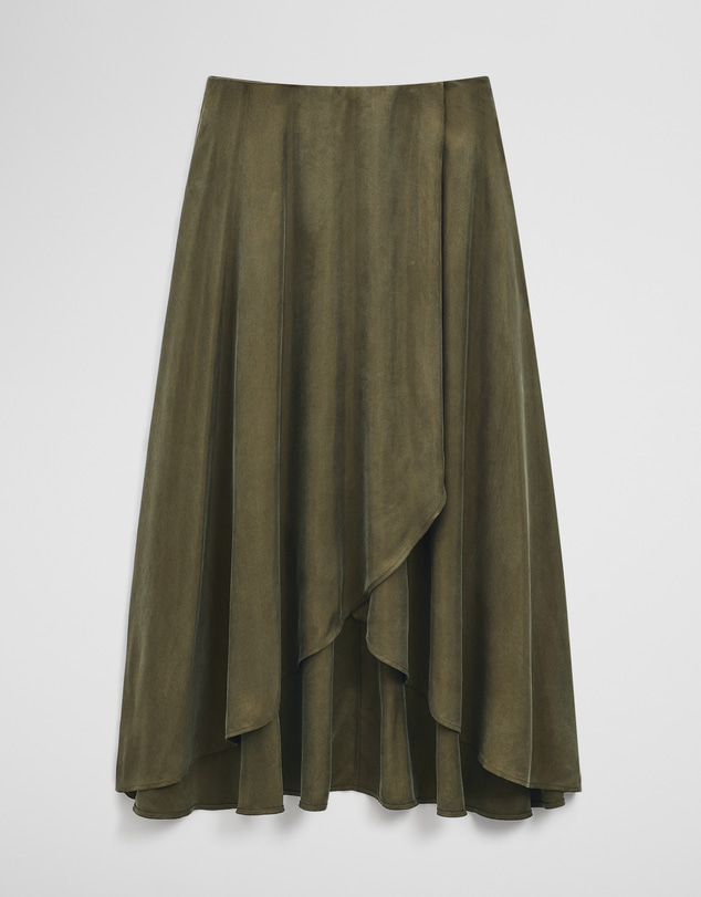 Country Road - Asymmetrical Hem Skirt