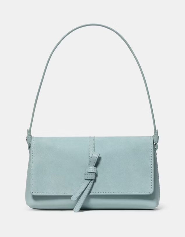Kate Spade - Loop Fine Grain Leather and Suede Small Flap Shoulder Bag