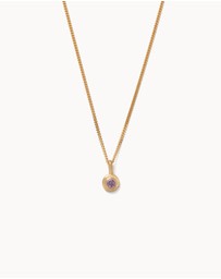 Kirstin Ash - Birthstone Necklace February Amethyst