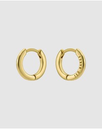Ted Baker - Crislie Logo Hoop Earrings 12mm