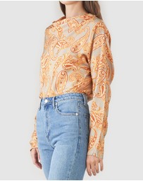 Amelius - Indira Paisley Long Sleeve Top