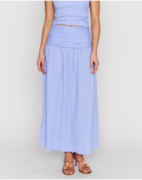 MINKPINK - Luna Yoke Detail Maxi Skirt