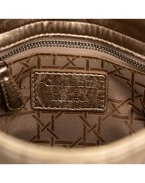 Pre-Loved by Azura Reborn - Pre-Loved Mini Metallic Lambskin Cannage Lady Dior