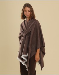 Morgan & Taylor - Concetta Poncho in Brown