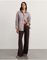 Jag - Leopard Denim Shirt