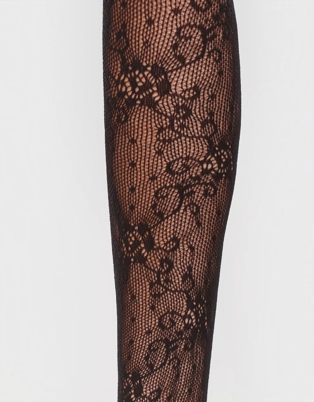 High Heel Jungle - Lace Thigh High Socks