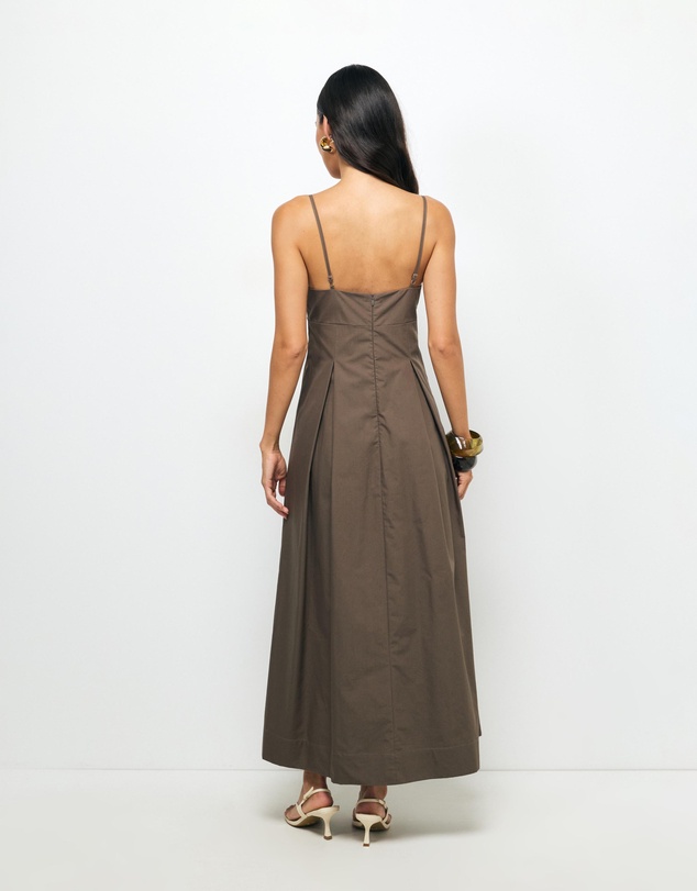 AERE - Vega Cotton Midi Dress