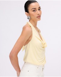 Minima Esenciales - Mollie Jersey Halter Bodysuit