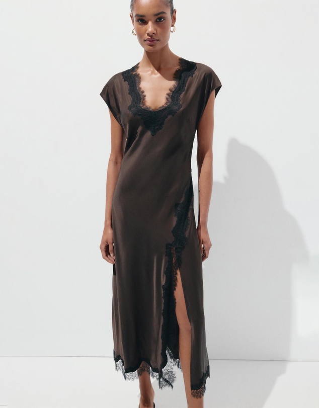 M.N.G - Merlot Dress