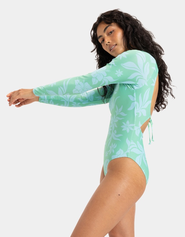 Roxy - Womens Hula Hibiscus One Piece Swimsuit