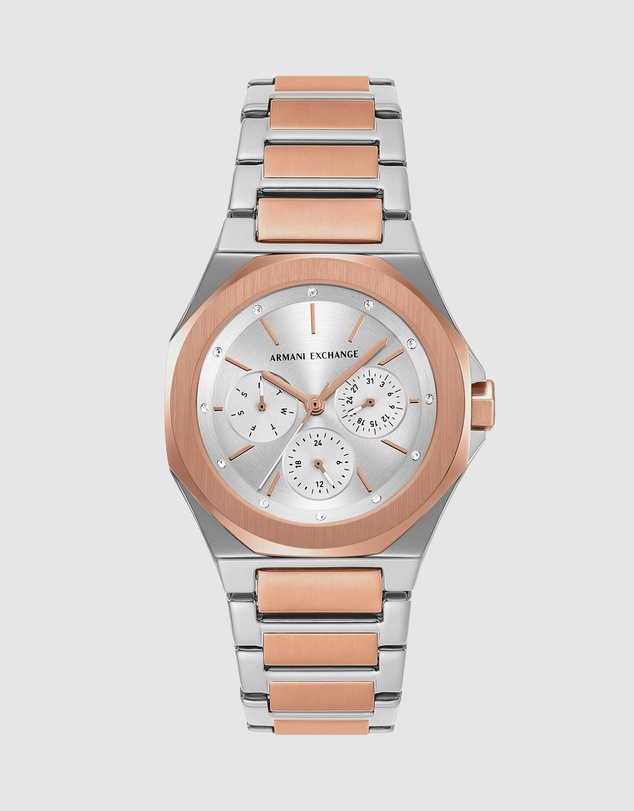 Armani Exchange - Two Tone Chronograph Watch