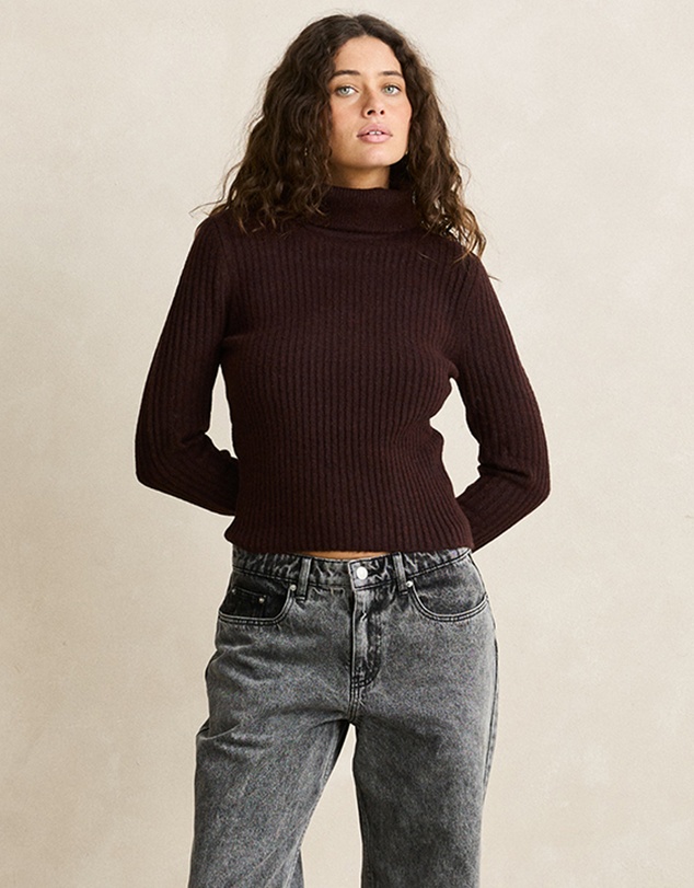 Rhythm - Amara Rolled Neck Knit Jumper