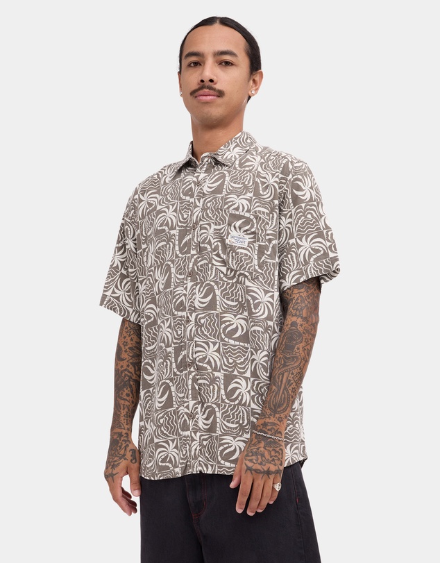 RVCA - Mens Exotica Short Sleeve Shirt