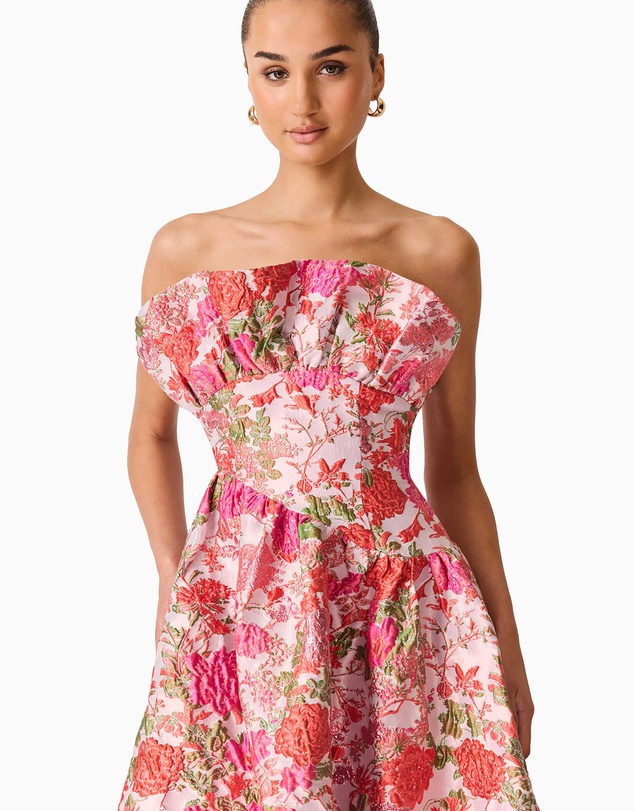 Elliatt - Floralie Strapless Gown