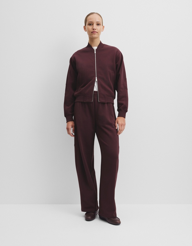 Country Road - Australian Good Earth Cotton Zip Bomber Sweat