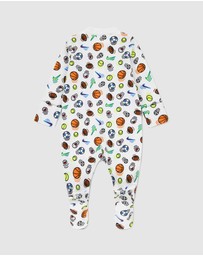 Nike - Sportball Allover Print Coveralls - Babies
