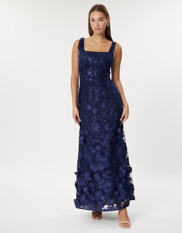 Romance by Honey and Beau - Blake Ribbon Maxi Dress