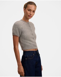 Forever New - Juniper Button Through Knitted T-shirt