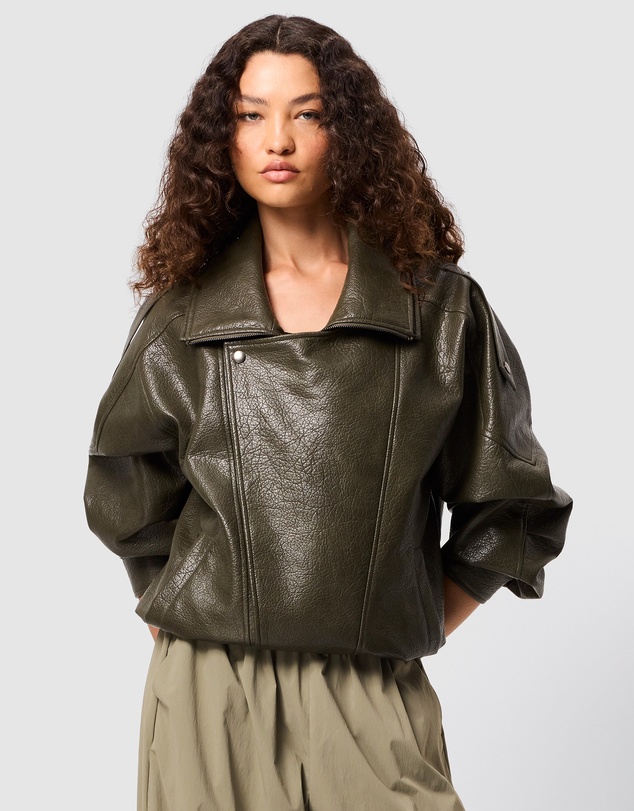 Mossman - Saxon Oversized Bomber Jacket