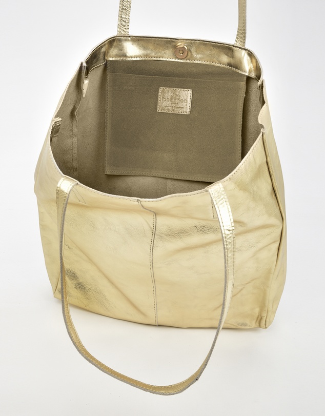 Cobb & Co - Venus Metallic Leather Tote
