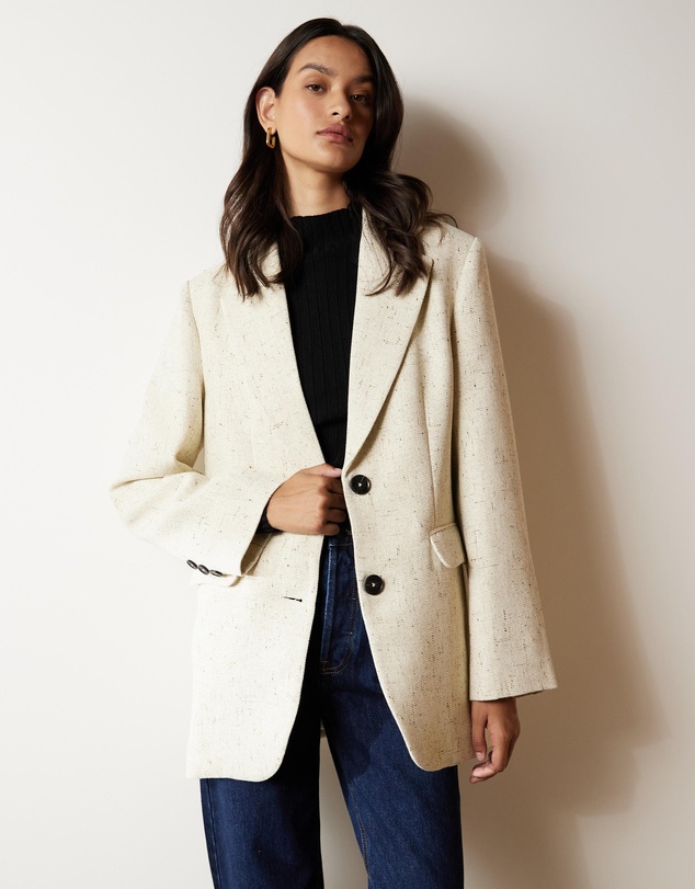Atmos&Here - Koa Oversize Textured Blazer