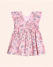 Huxbaby - Strawberry Garden Sunday Best Dress - Babies-Kids