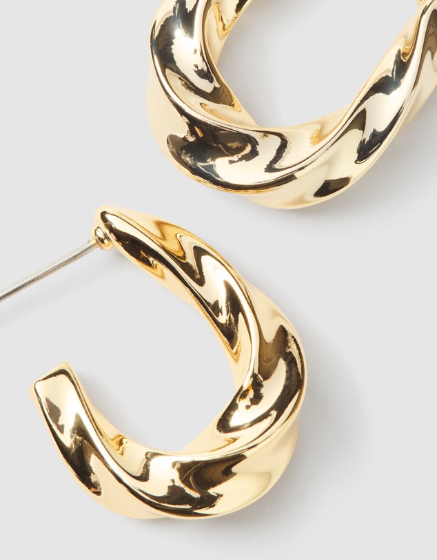 Commonry - Hazel Spiral Hoops