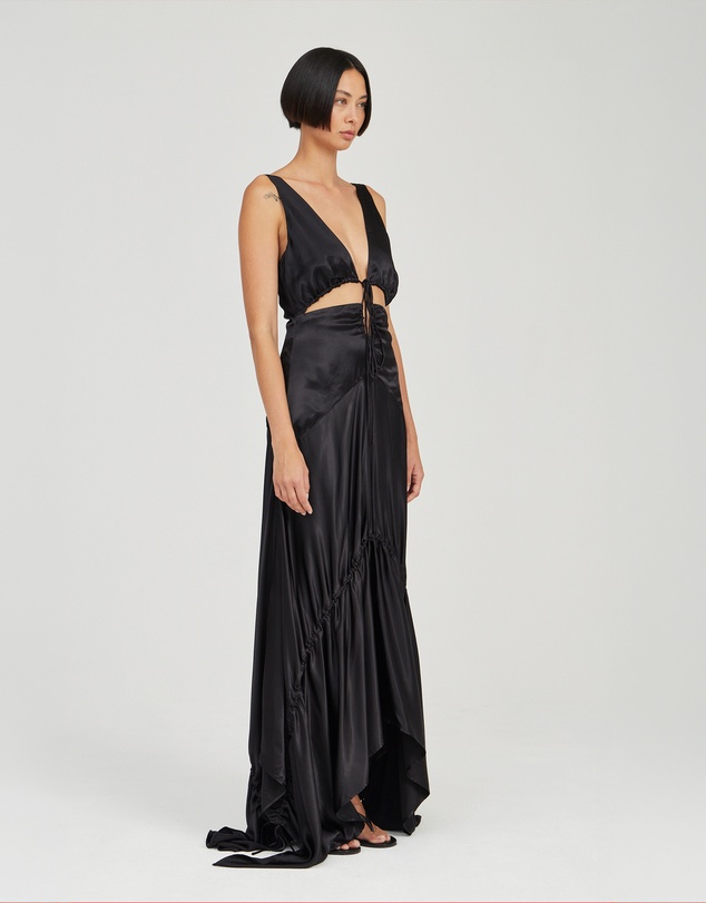 Third Form - Tension Satin Maxi Dress